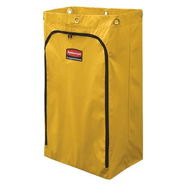 Bolsa De Vinil P/Carrito De Limpieza Trad Amarilla 24 Gal
