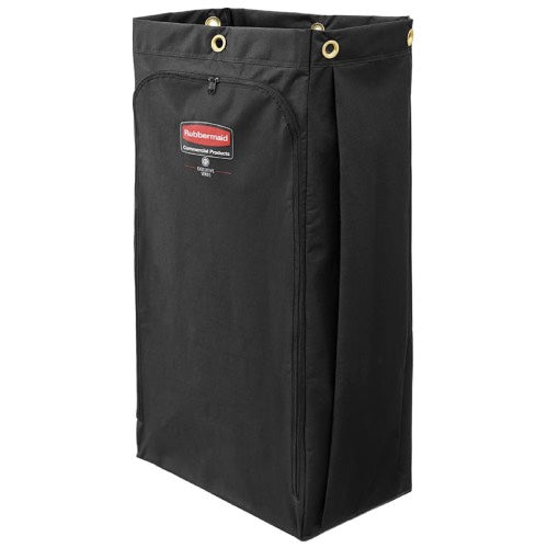 Bolsa Ejecutiv De Lona P/Carro De Limp Alta Cap Negro 30 Gal