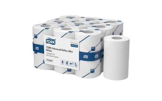 Toalla En Rollo Reflex Tork Mini 12/420 Serv