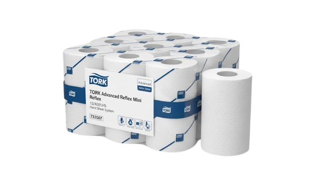 Toalla En Rollo Reflex Tork Mini 12/420 Serv