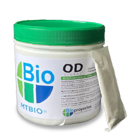 Limpiador Biológico Biobac Od Bote C/30 Sobres
