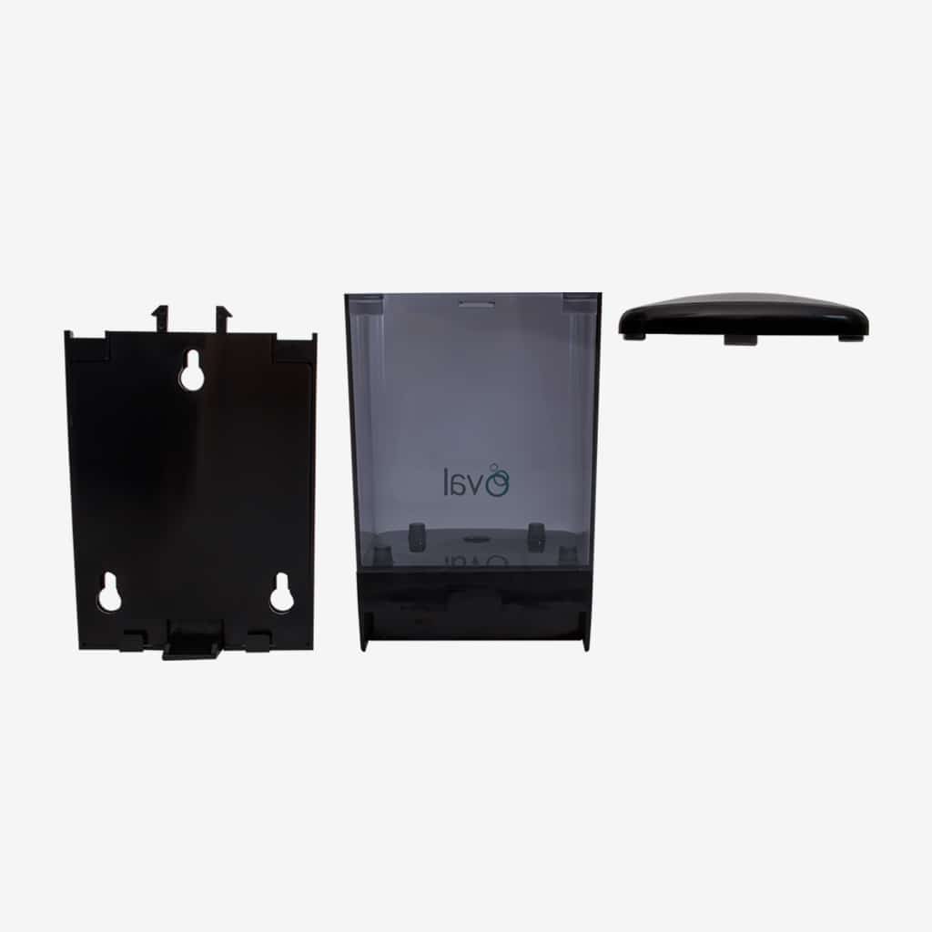 Despachador Jabon Oval Humo Negro