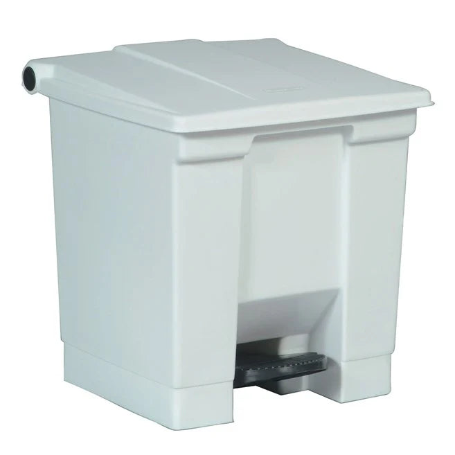 Contenedor Con Pedal 30L Blanco