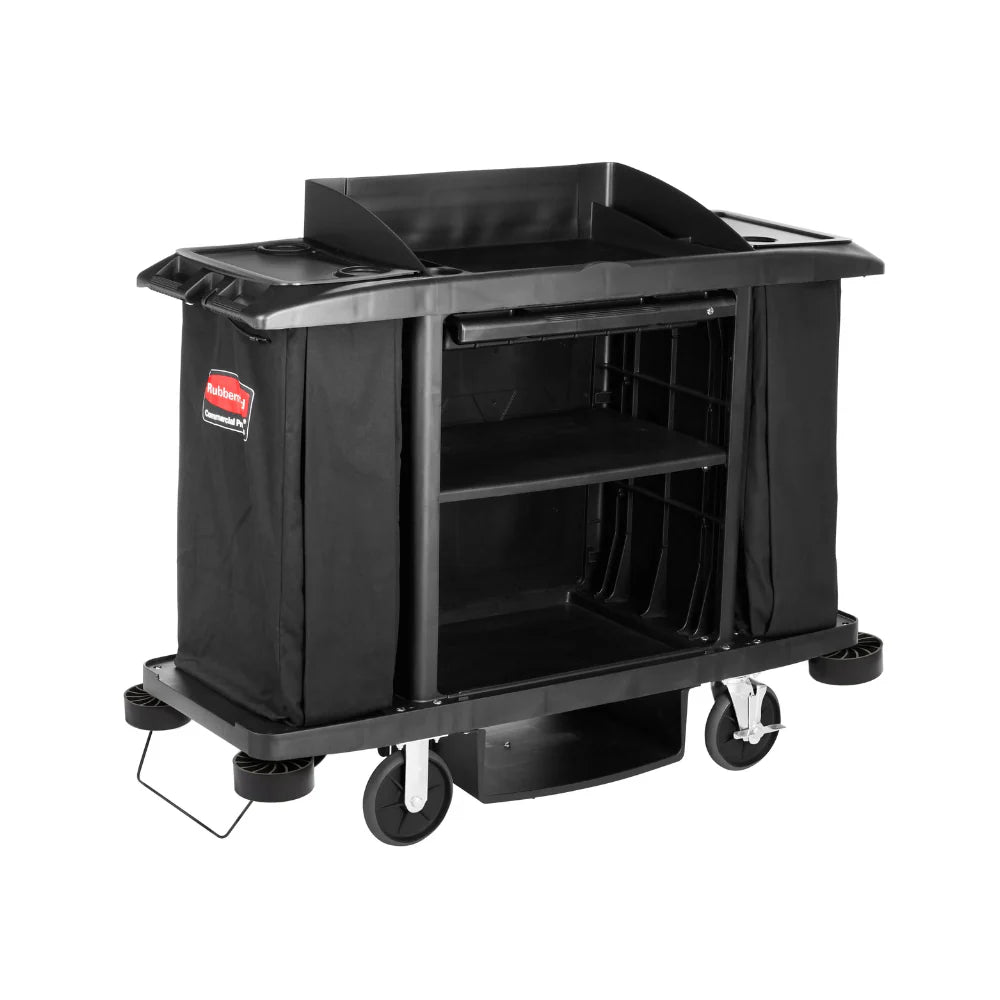 Carro De Limpieza Compacto Negro Rubbermaid