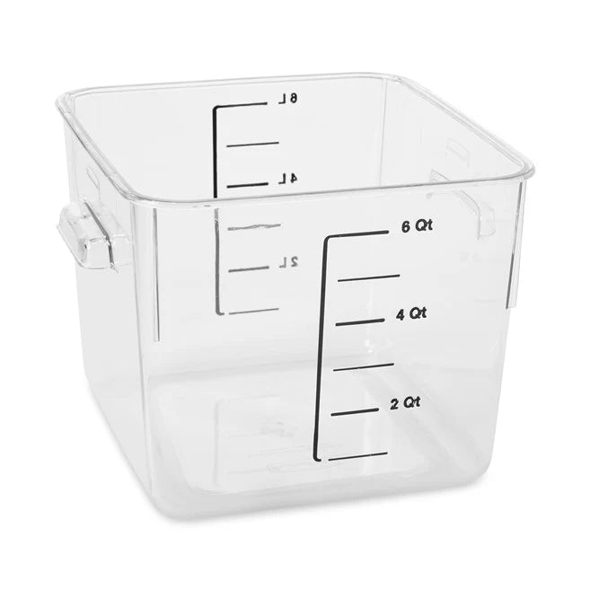 Recipiente De Plástico 8.8"X8.8"X6.9 Cap 5.7 L Trans Rubberm