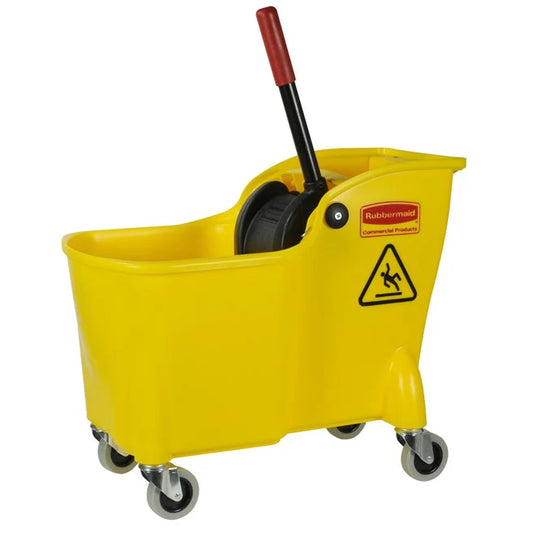 Cubeta Con Exprimidor En Combo Tandem 31 Qt Amarillo