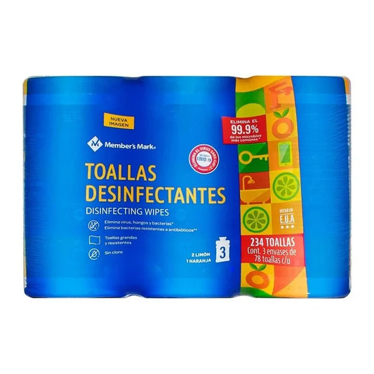 Toallas Desinfectantes Member's Mark
