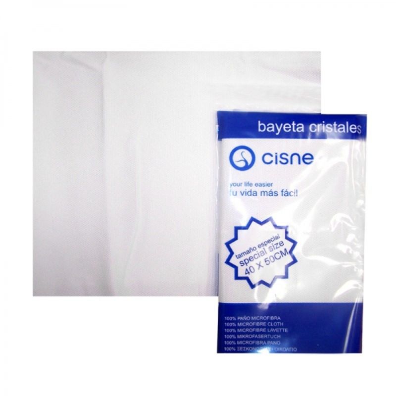 Bayeta Microfibra Cristales 40X50 Blanca