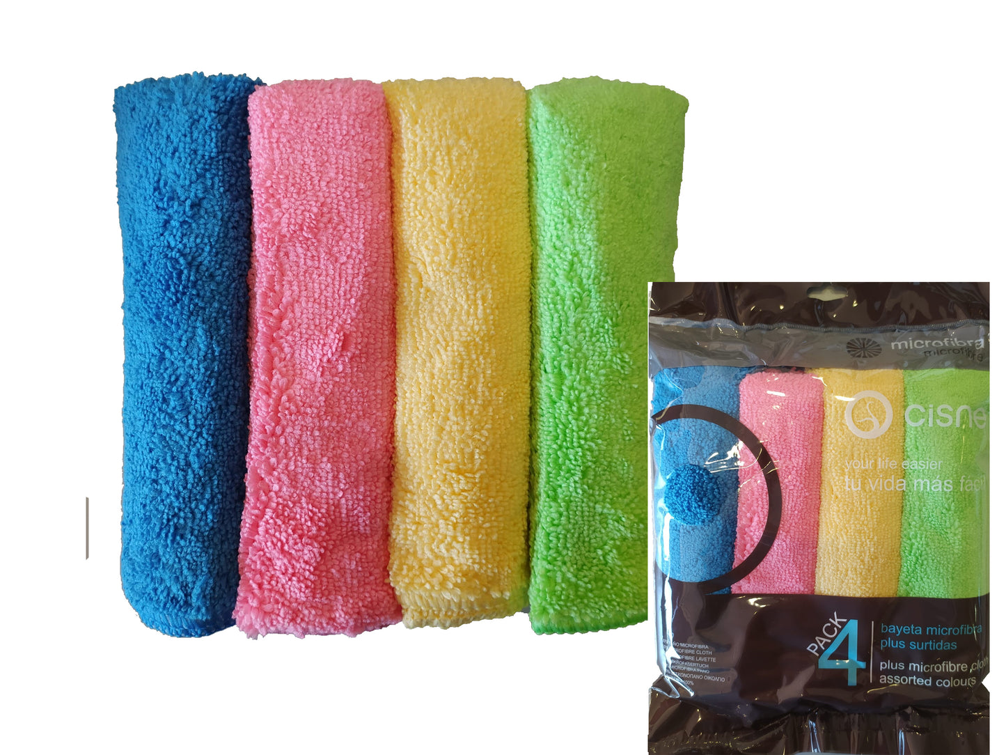 Bayeta Micro Multiusos Plus 36X40 Pack 4