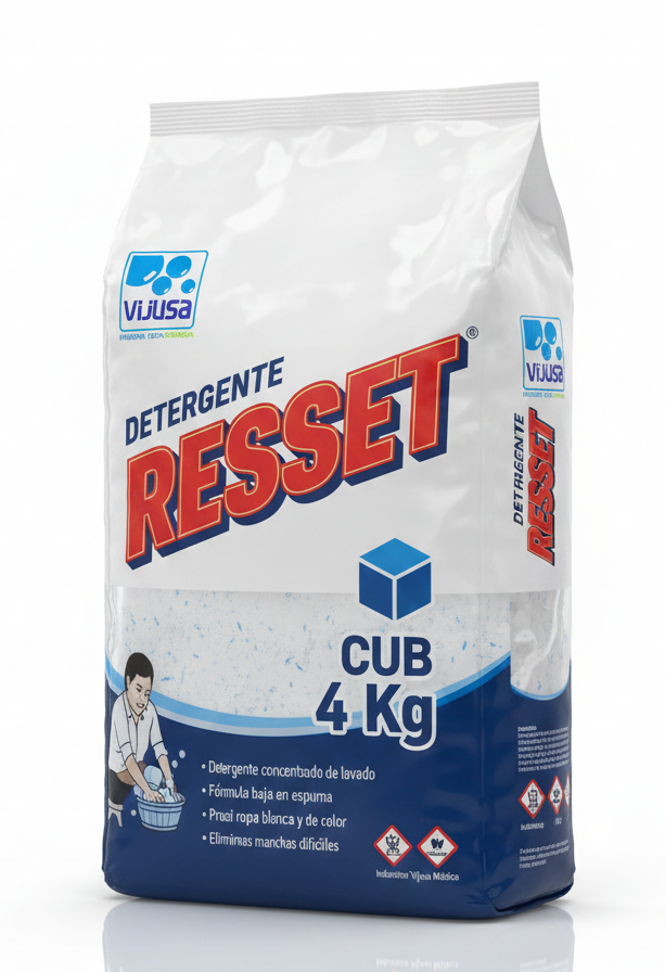 Detergente Resset Cub 4 Kg