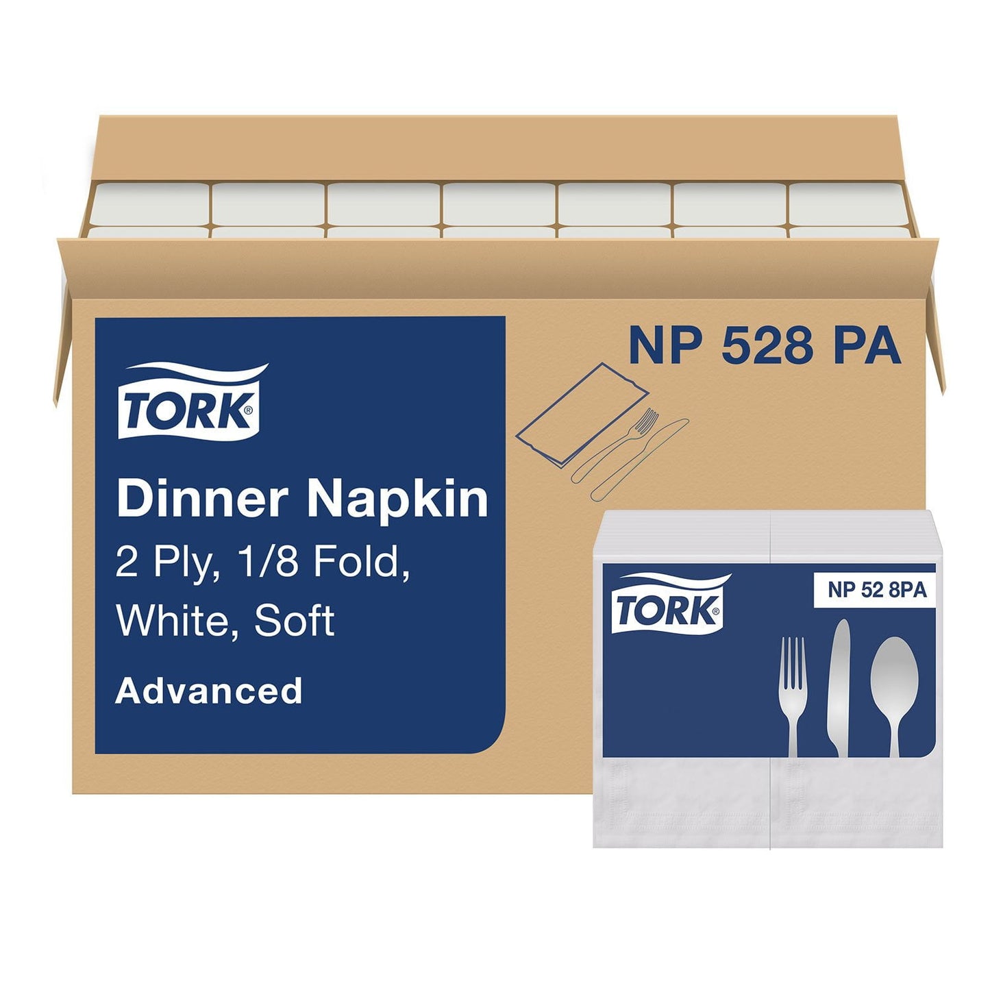 Servilleta Dinner 1/8 Advanced Tork 28/100