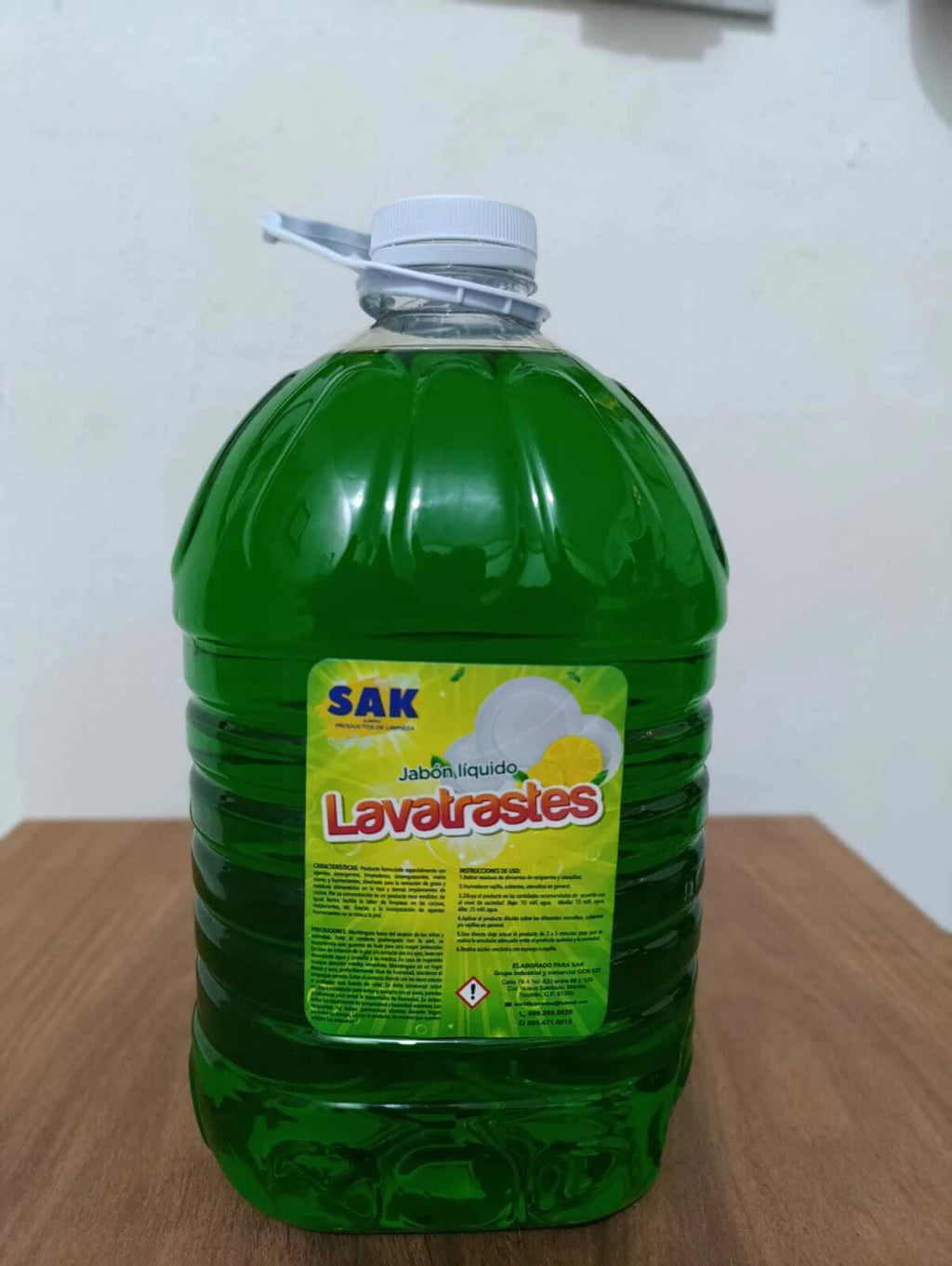Detergente Lavatrastes Sak 1 Lt