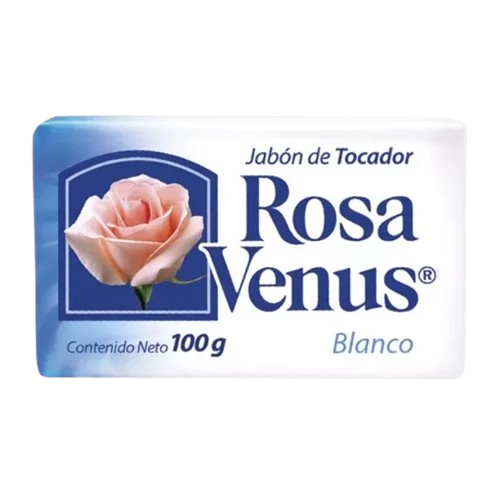 Jabón Tocador Rosa Venus 100 Grs Blanco