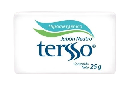 Jabon De Tocador Neutro Tersso 25 Grs