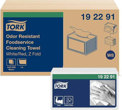 Paños Anticrobiales Tork Blanco 4P Aq 50 H