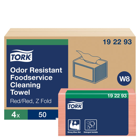 Paños Antimicrobiales Tork Rojo