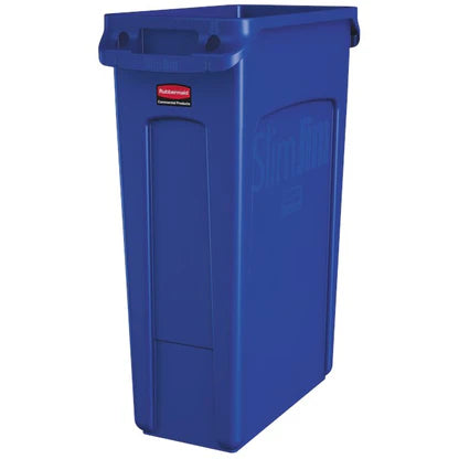Contenedor P/Basura Slim Jim Azul Rubbermaid 23 Gal
