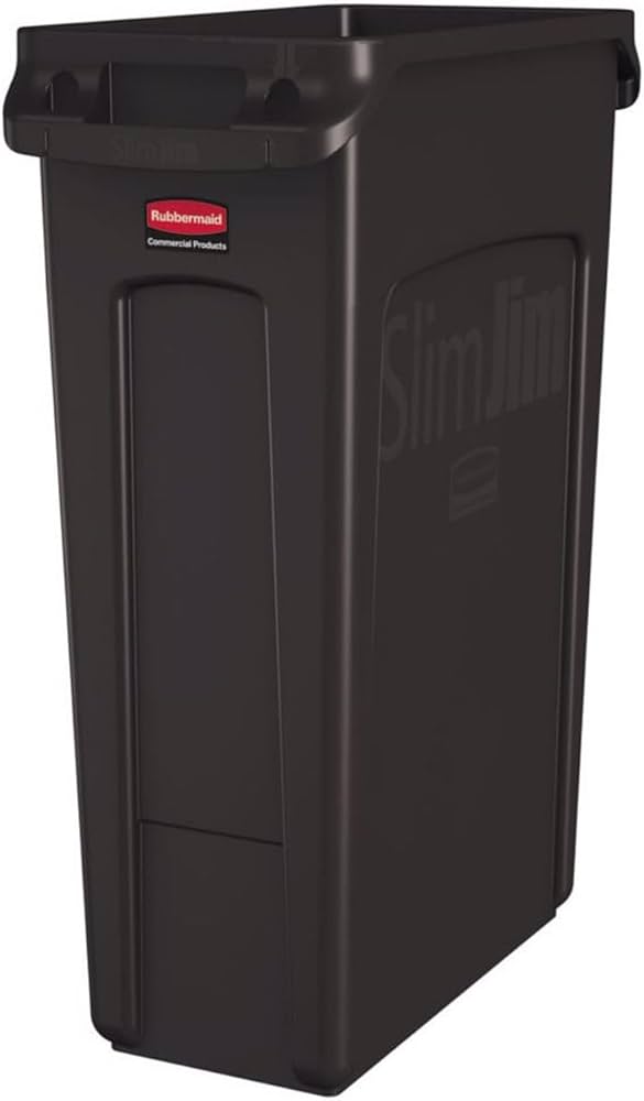 Contenedor P/Basura Slim Jim Café© Rubbermaid 23 Gal