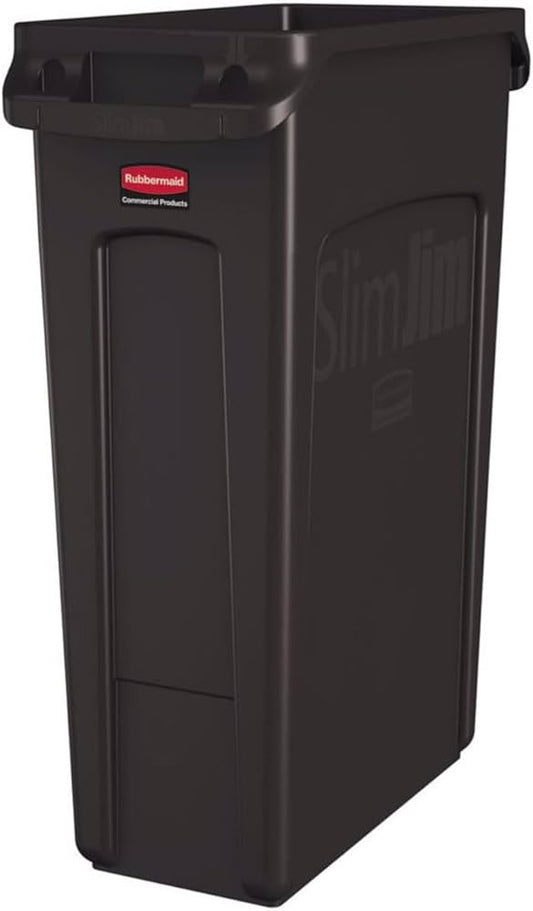 Contenedor P/Basura Slim Jim Café© Rubbermaid 23 Gal