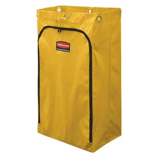 Bolsa De Vinil P/Carrito De Limpieza Trad Amarilla 24 Gal