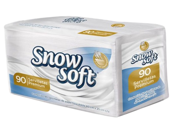 Servilleta Snow Soft Hd 24/90 Hojas
