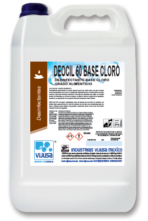 Bactericida Deocil 60 Base Cloro 5Lts