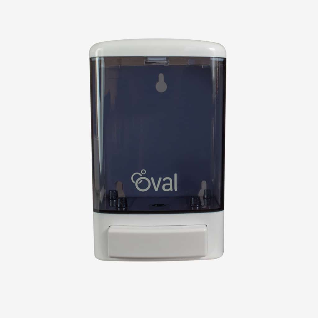 Despachador De Jabon Oval Humo Blanco