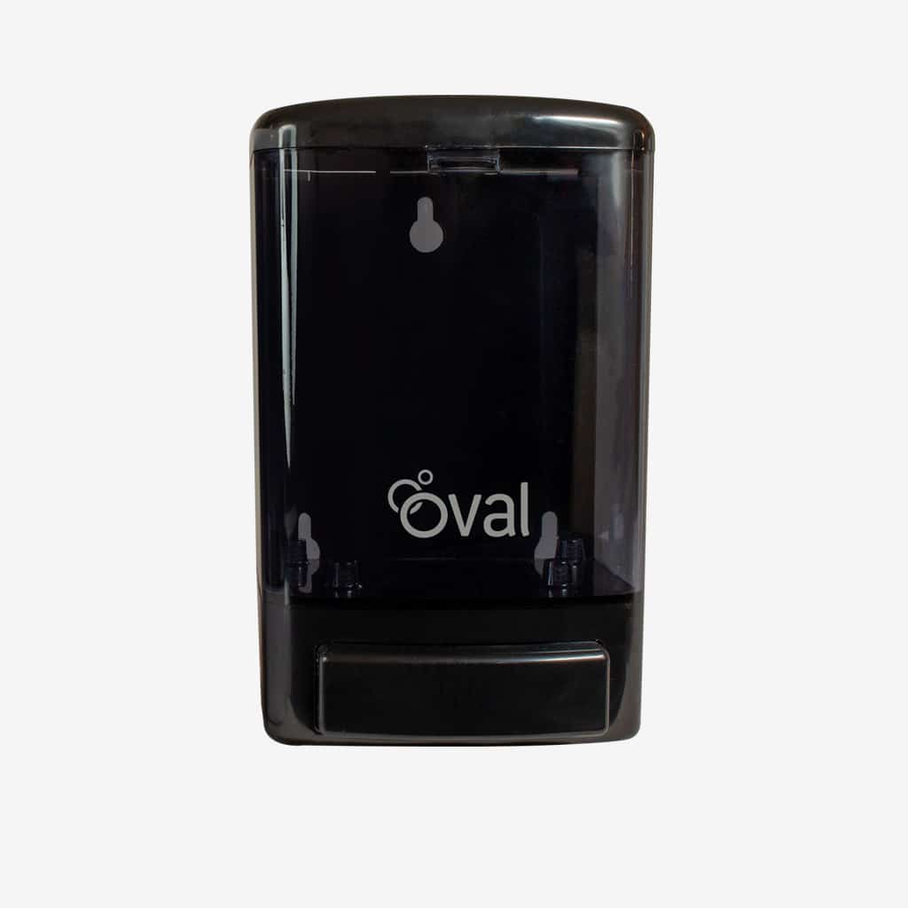 Despachador Jabon Oval Humo Negro