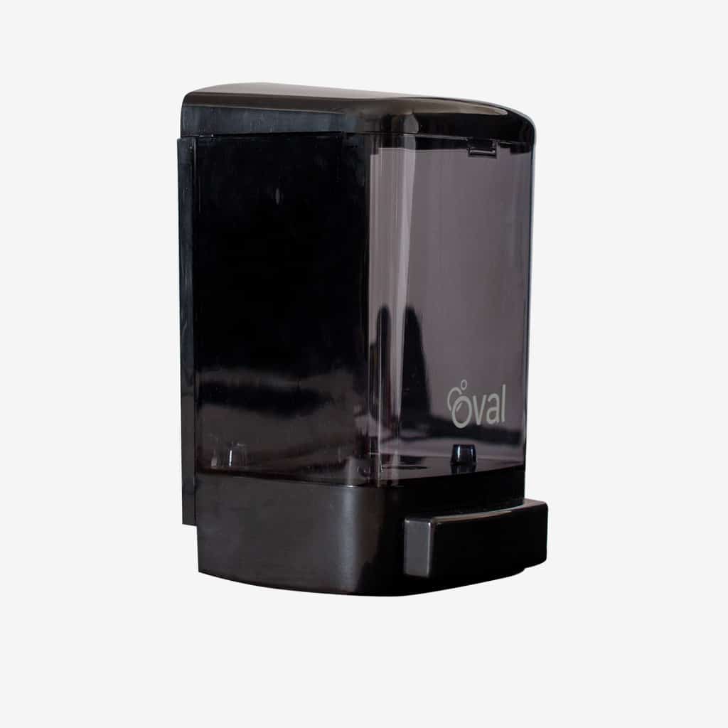 Despachador Jabon Oval Humo Negro