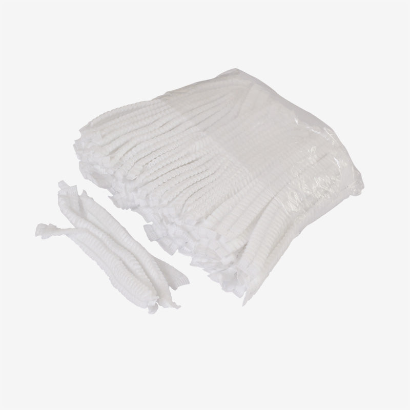 Cofia Plisada Blanca Standard C/100 Pza Oval