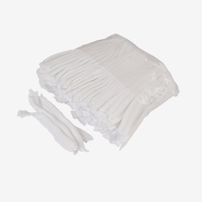 Cofia Plisada Blanca Standard C/100 Pza Oval