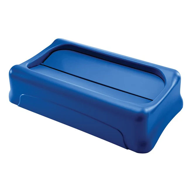 Tapa Oscilante Azul P/Contenedores Slim Jim Rubbermaid