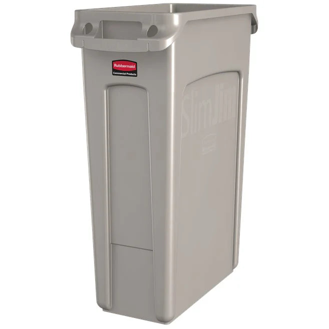 Contenedor P/Basura Slim Jim Beige Rubbermaid 23 Gal