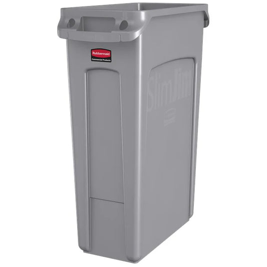 Contenedor P/Basura Slim Jim Gris Rubbermaid 23 Gal