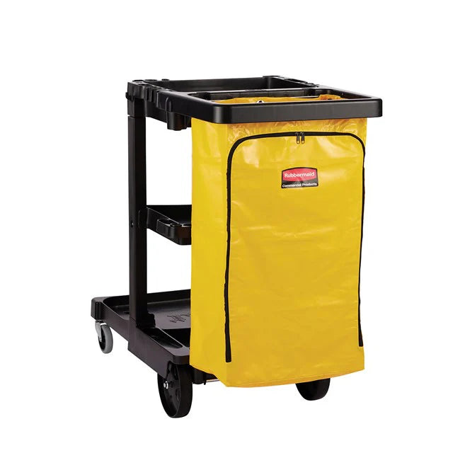 Carro De Limpieza Trad C/Bolsa De Vinil C/Cierre Rubbermaid