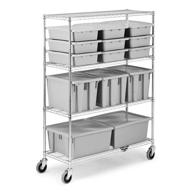 Rack Movil 4 Estantes 50"