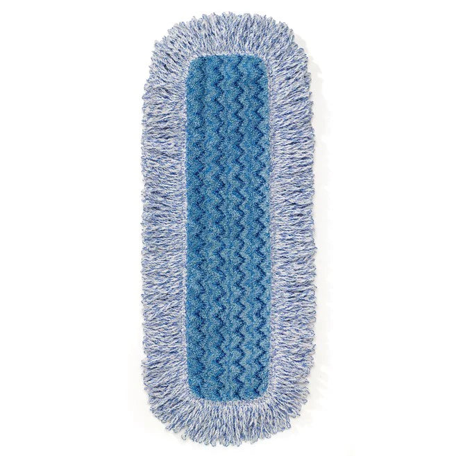Mopa De Microfibra Con Flecos Azul Uso En Húmedo Hygen 18"