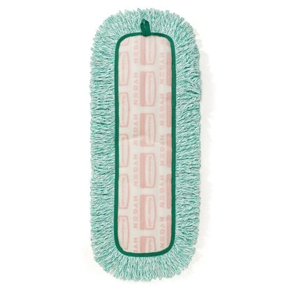 Mopa De Microfibra Con Flecos Verde Para Polvo Hygen 18"