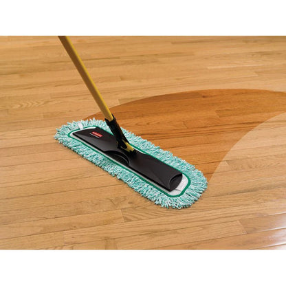 Mopa De Microfibra Con Flecos Verde Para Polvo Hygen 18"