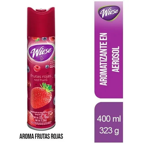 Aromatizante En Aerosol Frutas Rojas 400 Ml