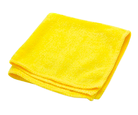 Toalla De Microfibra 40 X 40 Cm Amarilla