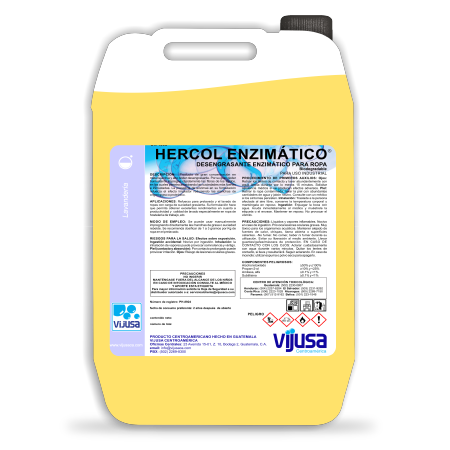 Desengrasante Para Ropa Hercol Enz 50Lts