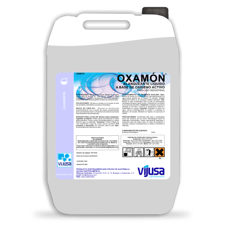 Blanqueador Para Lavanderia Oxamon 50Lts