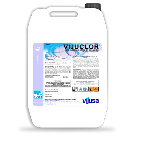 Blanqueador Para Lavanderia Vijuclor 50Lts