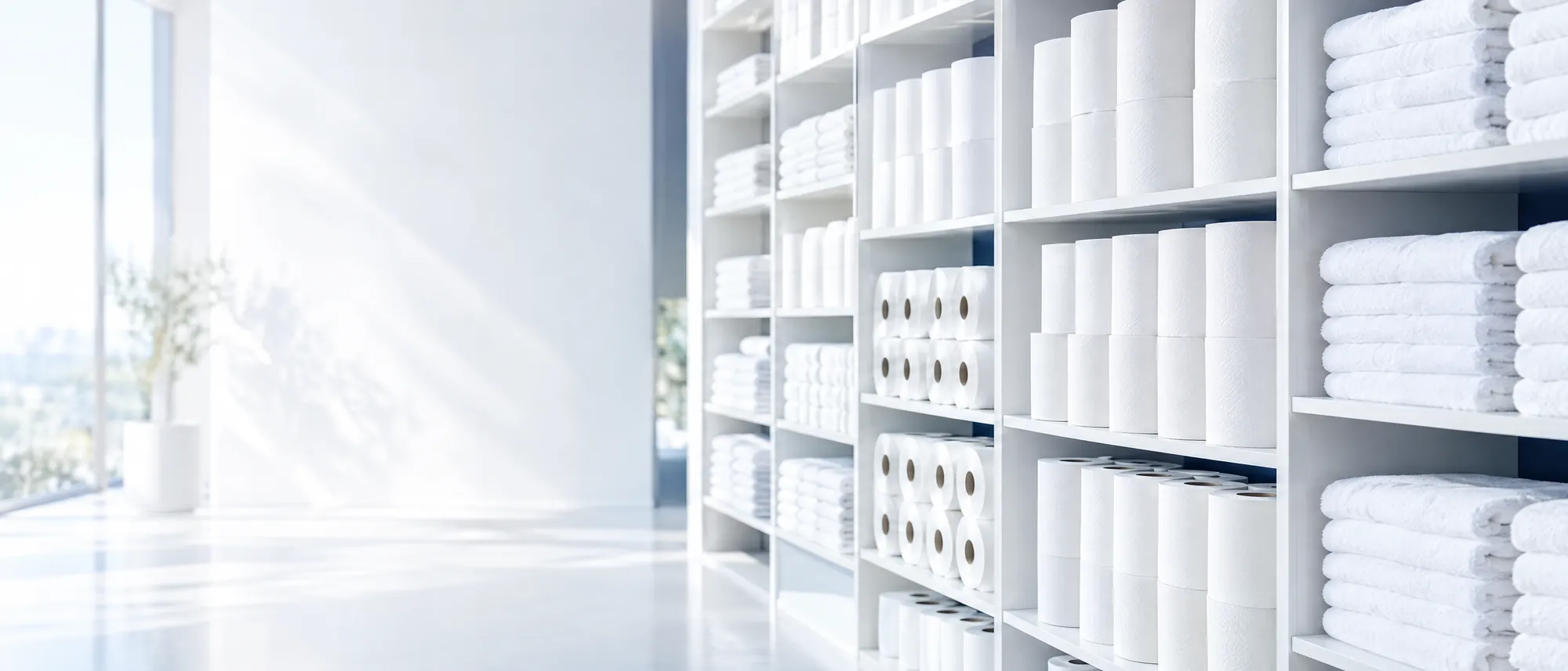 Almacén de papel y blancos