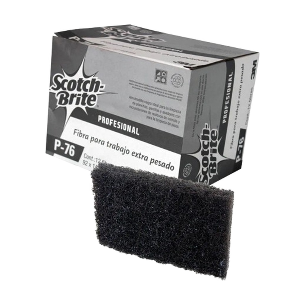 Fibra Negra Scotch-Brite P76