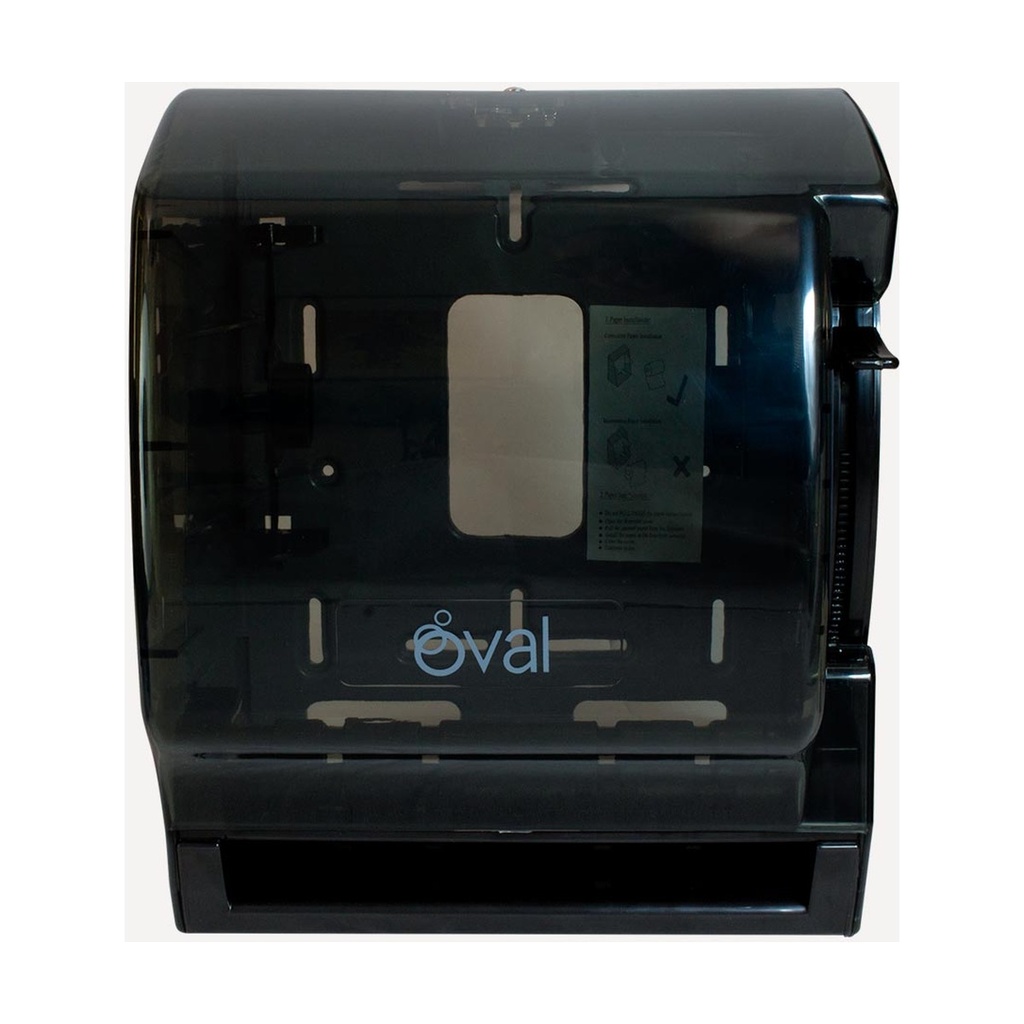 [DV013] Despachador Toalla En Rollo Palanca Oval Humo