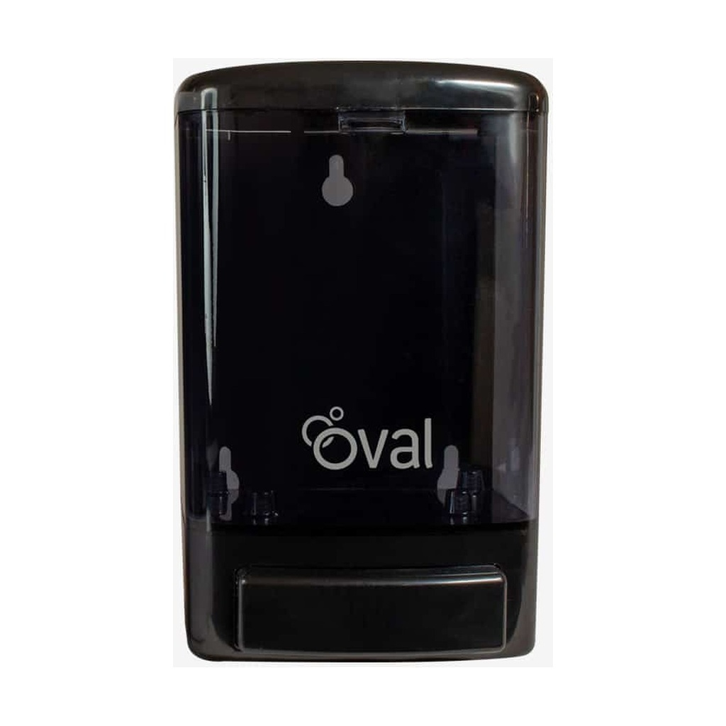 [DV018] Despachador Jabon Oval Humo C/Negro