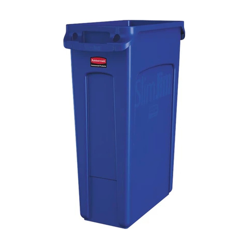 Contenedor P/Basura Slim Jim Azul Rubbermaid 23 Gal