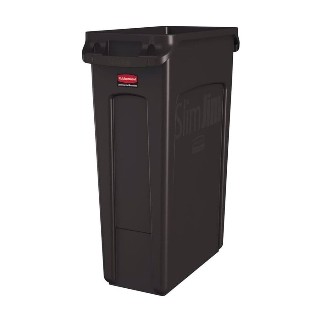 Contenedor P/Basura Slim Jim Café Rubbermaid 23 Gal